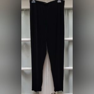Notations Women's Classic Black Velour Pants - Size L